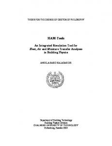 HAM-Tools - Chalmers Publication Library