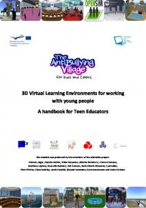Handbook 3D Virtual Learning Environments for working with young ...