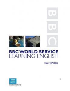 Harry Potter Worksheet - BBC