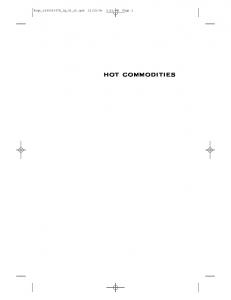 hot commodities - Wiley