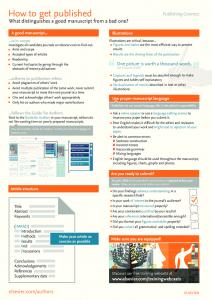 How to get published - Elsevier