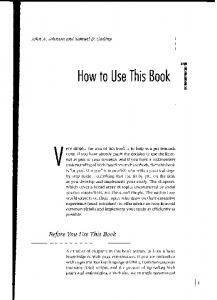 How to Use This Book - Personal.psu.edu