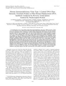 Human Immunodeficiency Virus Type 1 Central ... - Journal of Virology