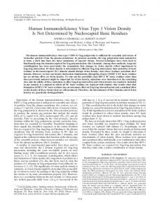 Human Immunodeficiency Virus Type 1 Virion ... - Journal of Virology