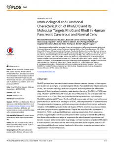 Immunological and Functional Characterization of
