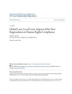 Impact of the New Regionalism on Human Rights Compliance