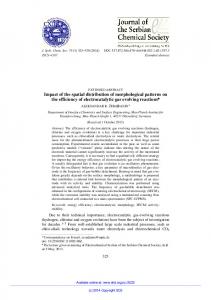 Impact of the spatial distribution of morphological patterns on the ...