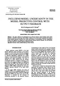including model uncertainty in the model predictive control ... - SciELO