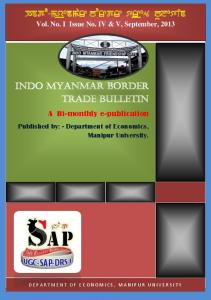 indo myanmar border trade bulletin