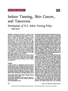 Indoor Tanning, Skin Cancer, and Tanorexia - Orleans Dermatology ...
