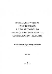 intelligent virtual environments: a new approach to ...