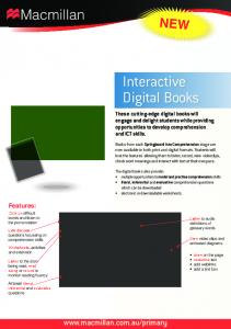 Interactive Digital Books - Macmillan Publishers Australia