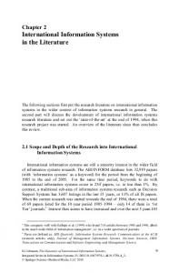 International Information Systems in the Literature - Springer