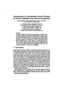 Interpretation of Convolutional Neural Networks for ...