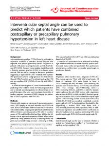 Interventricular septal angle can be used to predict ... - Springer Link