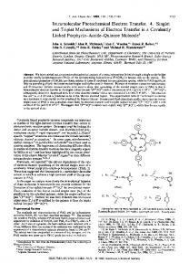 Intramolecular Photochemical Electron Transfer. 4 ... - ACS Publications