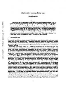 Intuitionistic computability logic