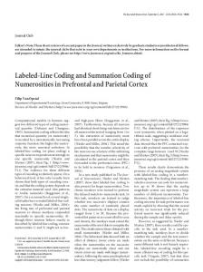Labeled-Line Coding and Summation Coding of ... - Semantic Scholar