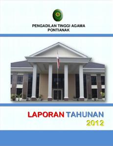 laporan tahunan 2012 - PTA Pontianak