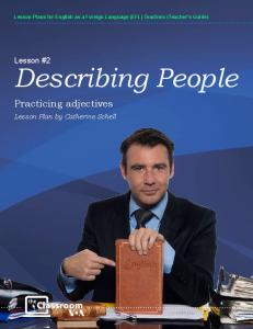 Lesson #2 Describing People: Practicing adjectives - VOA