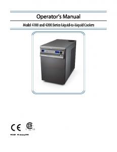 Liquid Temperature Control Unit Model 4250T51BT31D