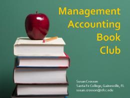 Management Accounting Book Club