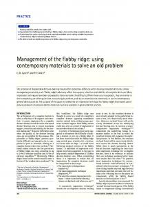 Management of the flabby ridge: using contemporary ... - Nature