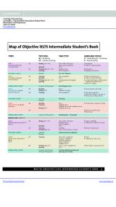 Map of Objective IELTS Intermediate Student's Book