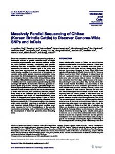 Massively Parallel Sequencing of Chikso - ScienceCentral