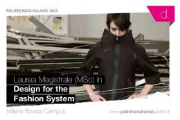 Master of Science in Design for the Fashion System - Polinternational