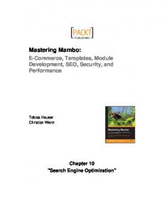 Mastering Mambo: - Packt Publishing