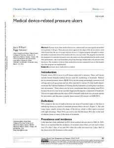 Medical device-related pressure ulcers