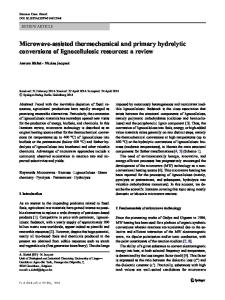 Microwave-assisted thermochemical and primary