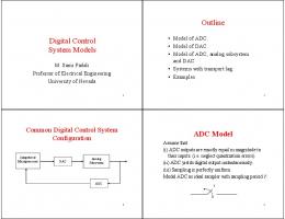 Modeling Digital Control Systems