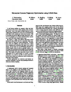 Monocular Camera Trajectory Optimization using ... - Semantic Scholar