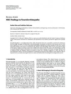 MRI Findings in Neuroferritinopathy