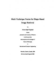Multi-Technique Fusion for Shape-Based Image Retrieval - UWSpace