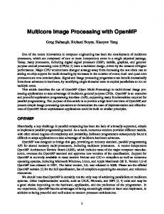 Multicore Image Processing with OpenMP