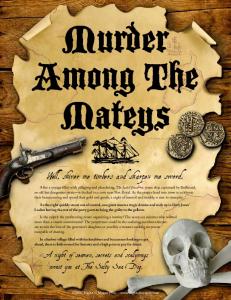 Murder Among The Mateys - Night of Mystery