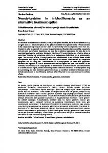 N-acetylcysteine in trichotillomania as an alternative ... - DergiPark