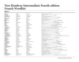 new headway intermediate fourth edition test