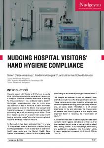 Nudging Hospital Visitors' Hand Hygiene Compliance - iNudgeyou