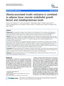 Obesity-associated insulin resistance is correlated to ... - Springer Link