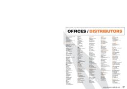 OFFICES / DISTRIBUTORS - Pearson Longman