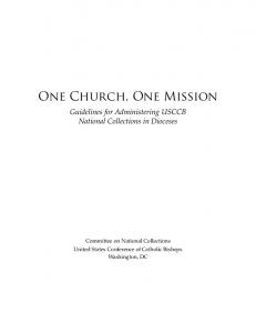 One Church, One Mission - United States Conference of Catholic ...