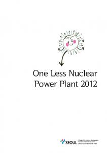 One Less Nuclear Power Plant 2012