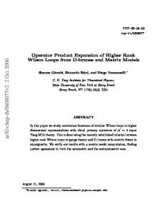 Operator product expansion of higher rank Wilson loops from D