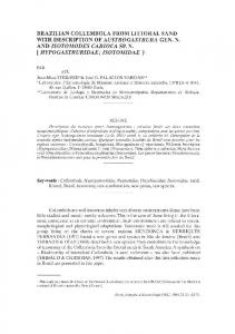 Page 1 BRAZILIAN COLLEMBOLA FROM LITTORAL SAND WITH ...