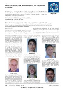 Paper Crystal engineering, solid state
