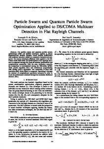 Particle Swarm and Quantum Particle Swarm Optimization ... - CiteSeerX
